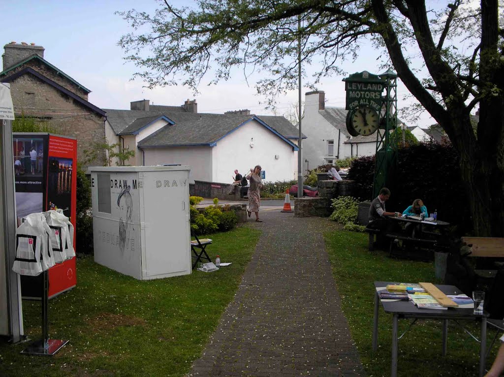 Jonathan Polkests Tedna Ve drawing installation at Kendal Art 07