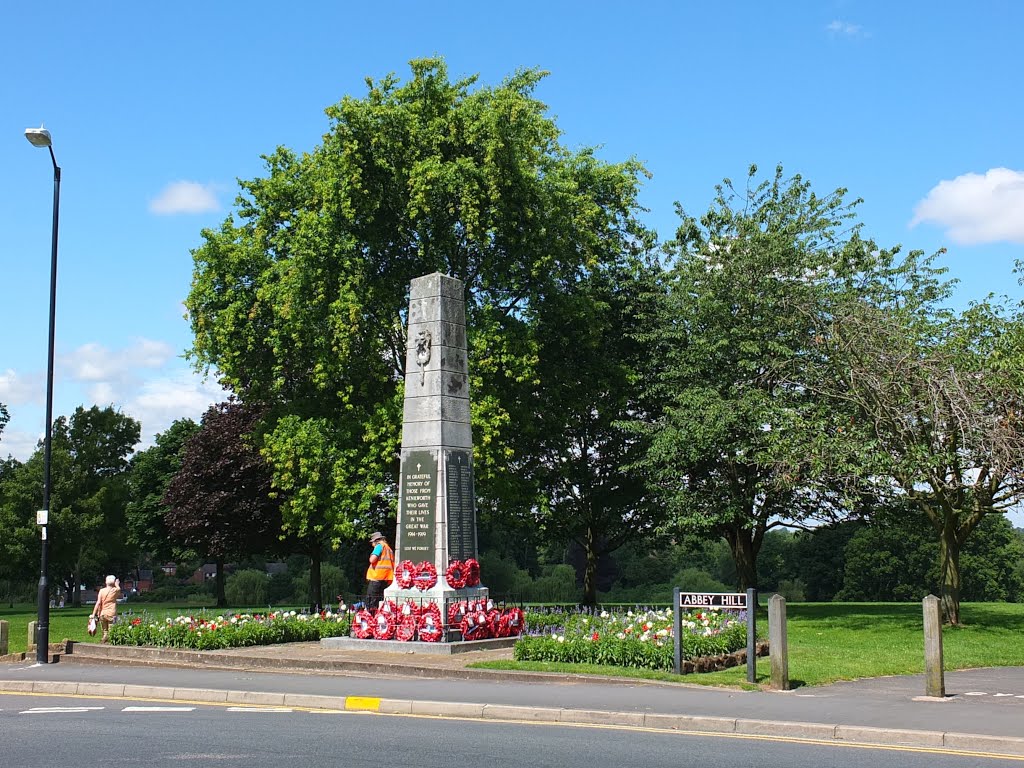 Kenilworth War Memorial site,Abbey Hill.