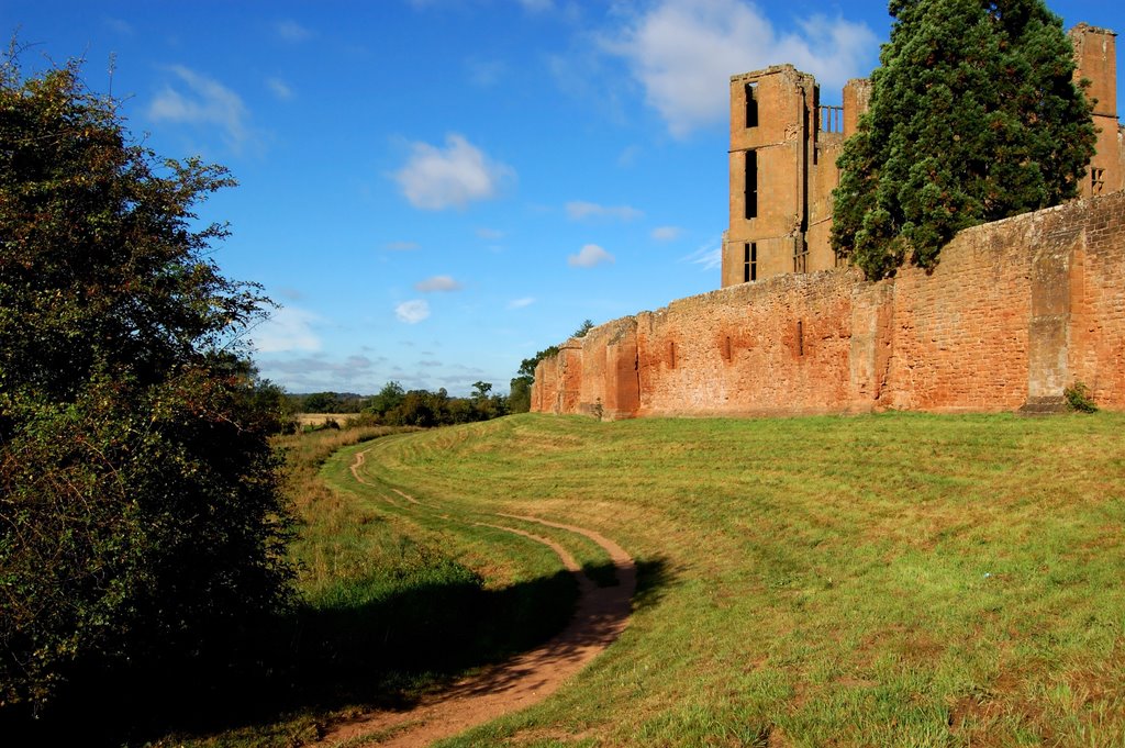 Echo meadow at Kenilworth Castle.