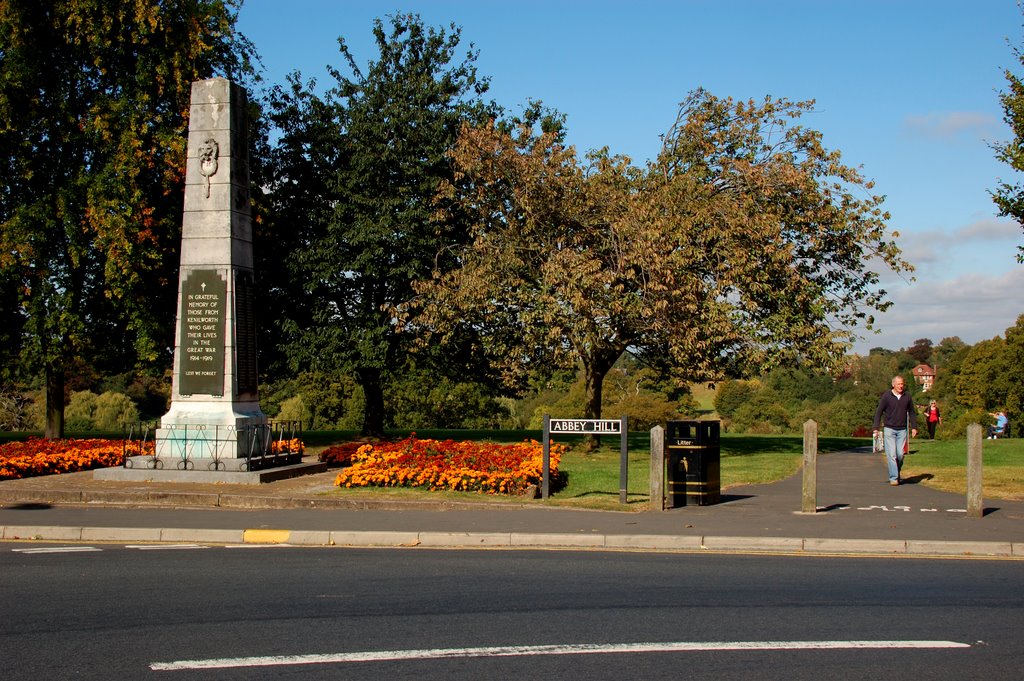 War memorial at Abbey end in Kenilworth