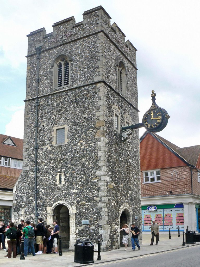 The tower of St Georges church