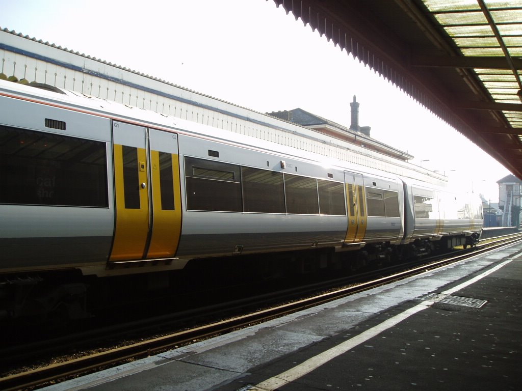 Southeaster Railway train at Canterbury East station