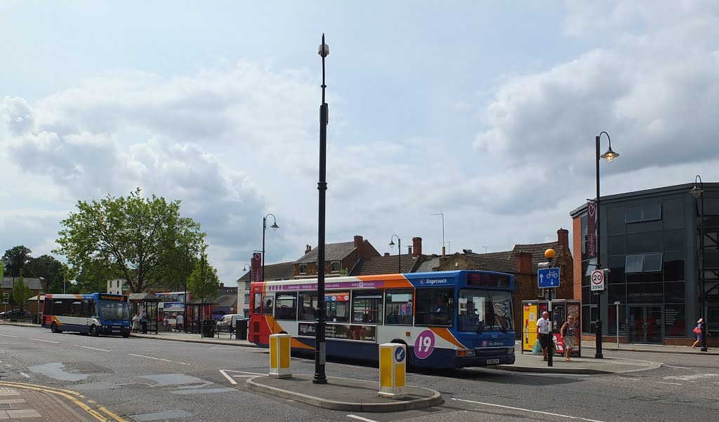 Kettering, Bus terminus Horsefair Market.