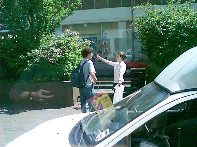 View from Mcdonalds 2001