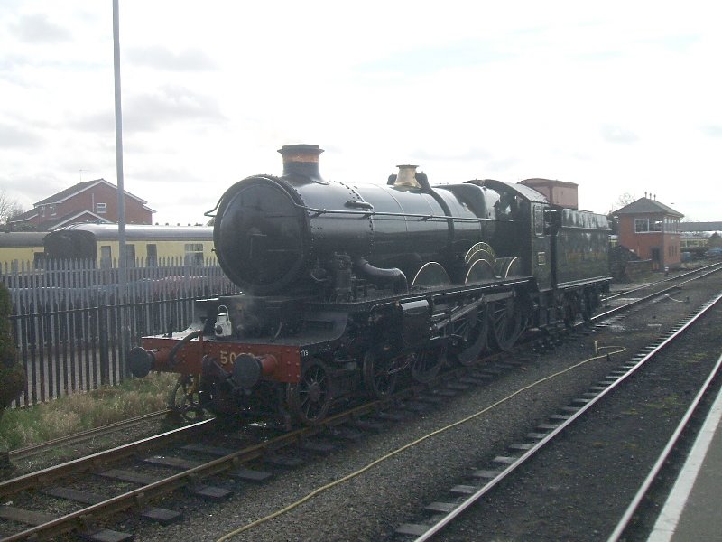 GWR 5029 Nunney Castle at Kidderminster Station