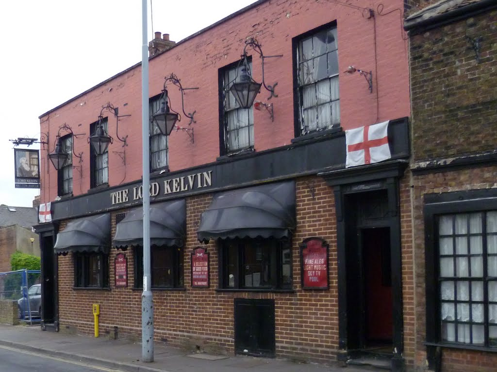 the lord kelvin public house, kings lynn, norfolk. may 2011.
