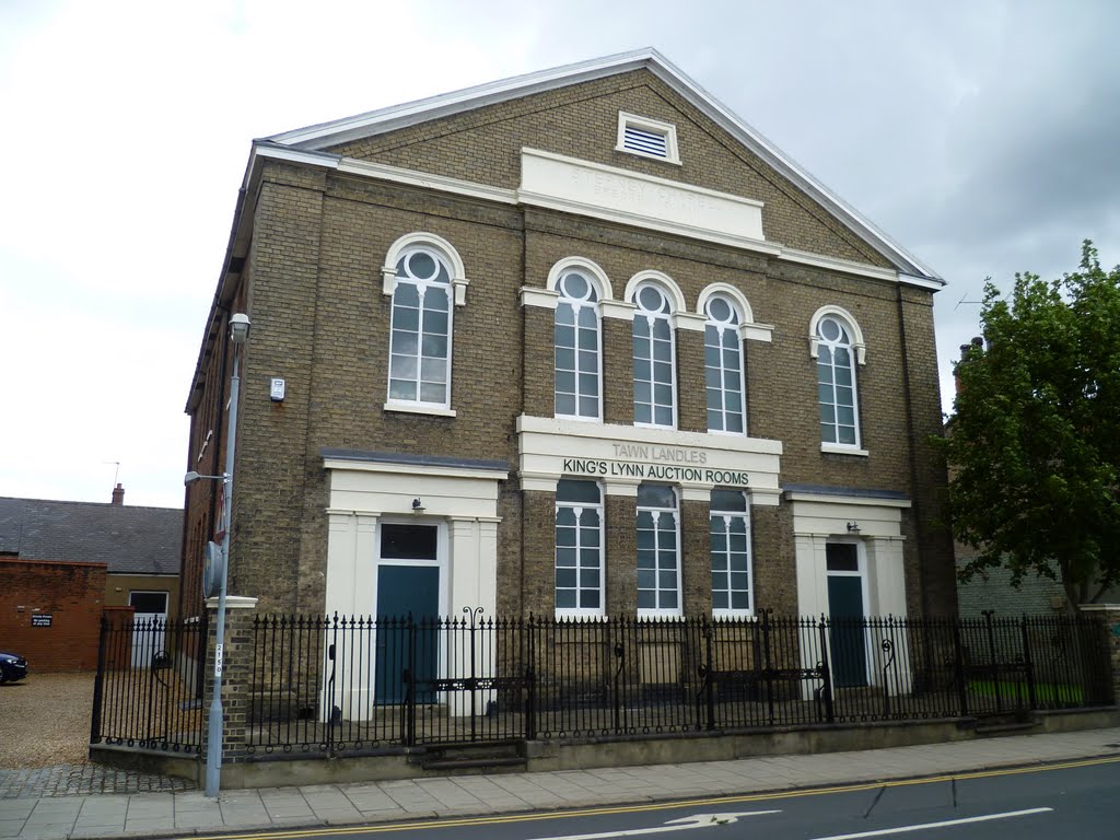 99. the stepney chapel, blackfriars st. kings lynn, norfolk. built as baptist church in 1841. now used as auction rooms. aug.2011.
