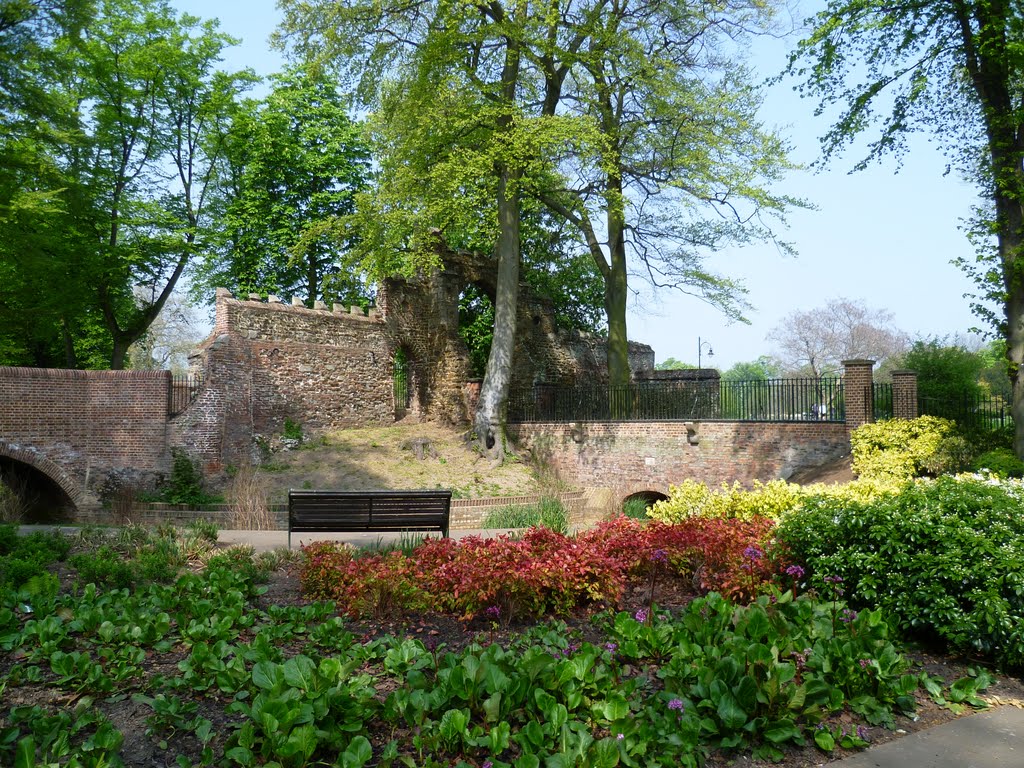 540. part of town wall, the walks, kings lynn, norfolk. nov.2011.