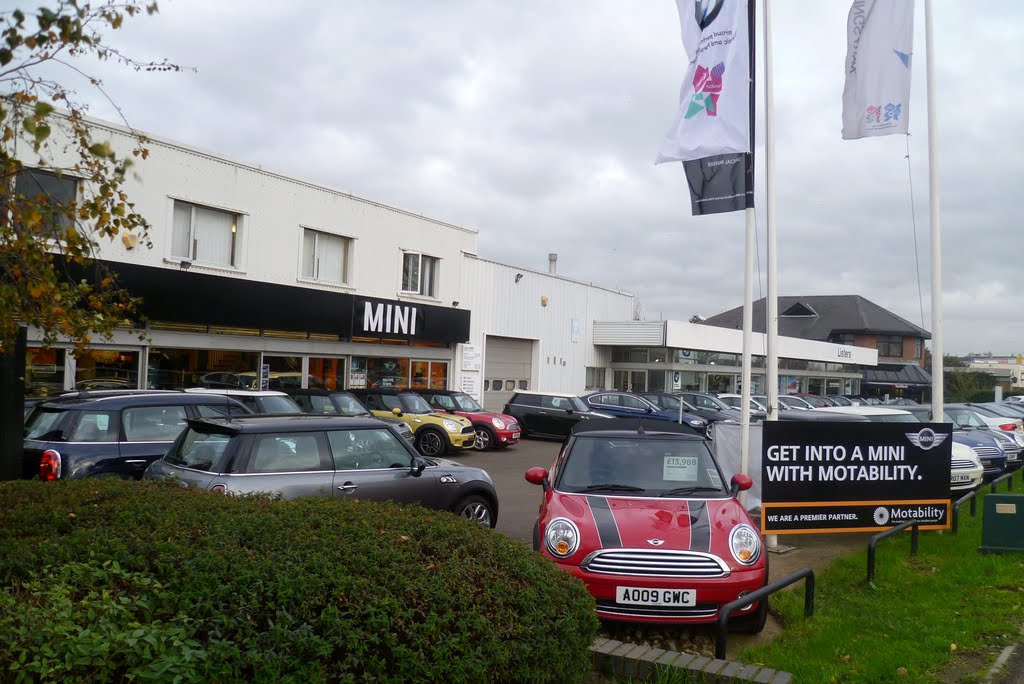 707. listers, our local "mini" shop. hardwick road, kings lynn, norfolk. nov. 2011.