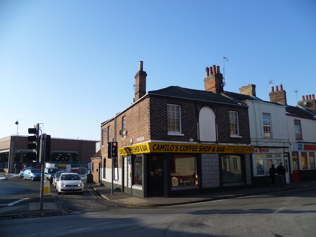1128. site of the stanley arms public house, railway road, kings lynn, norfolk. feb. 2012.