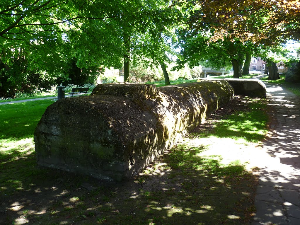 ww2 air raid shelter, kings lynn, norfolk. may 2012.