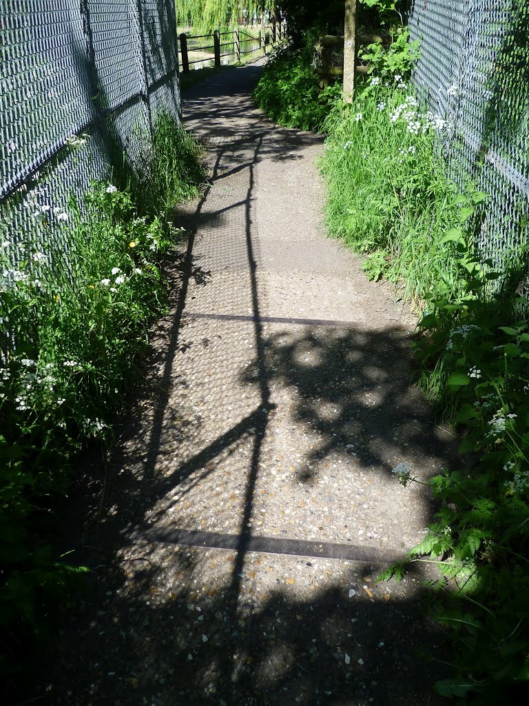 relic of kings lynn to east dereham railway, 1846/1968. kings lynn, norfolk. may 2012.