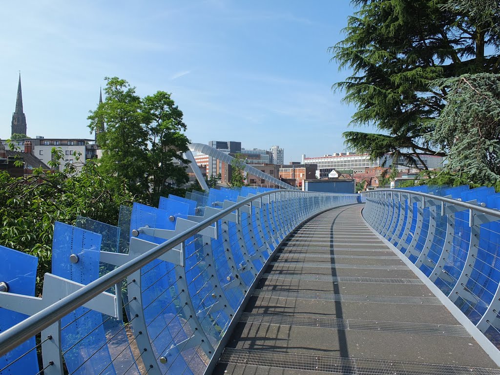 The Walkway at Coventry new Transport Museum area.