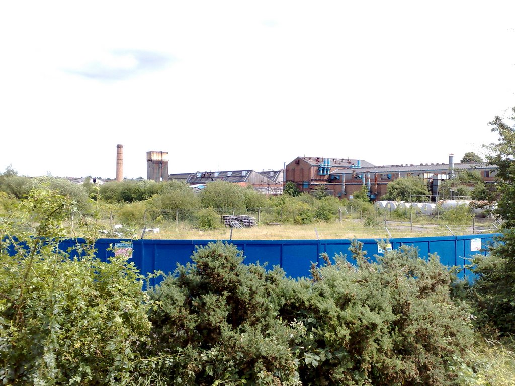 Overlooking the old Cowdray Industrial Estate