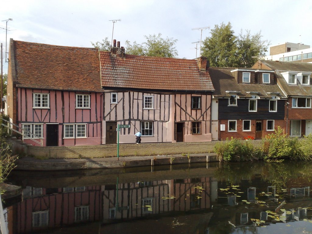 Cottages on the river