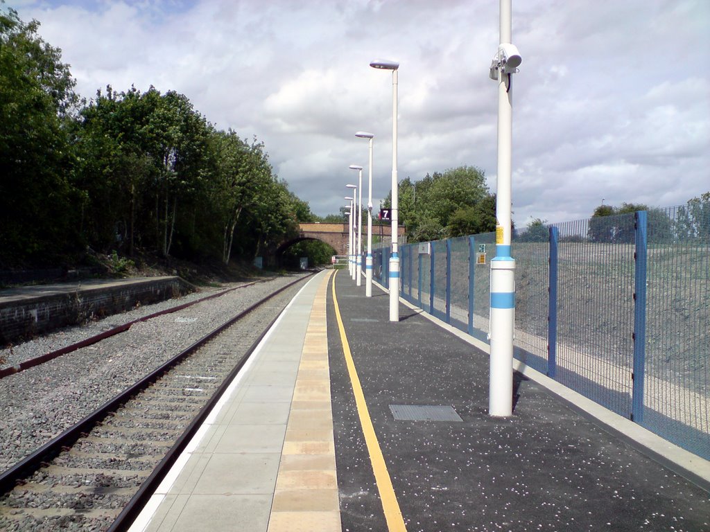 Corby Station towards the north