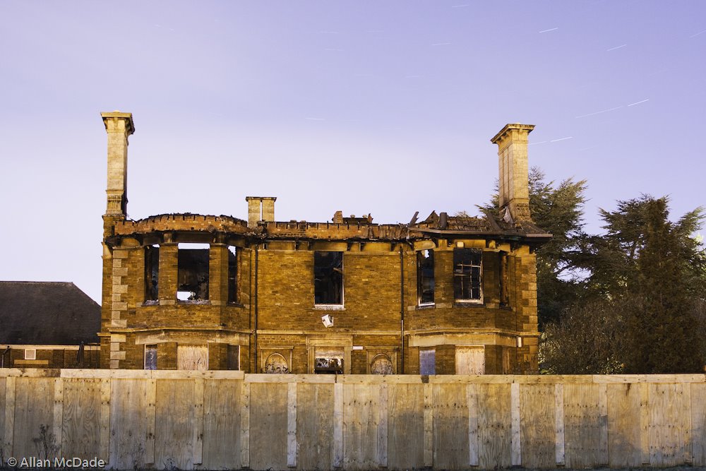 Corby Manor House, After The Fire.