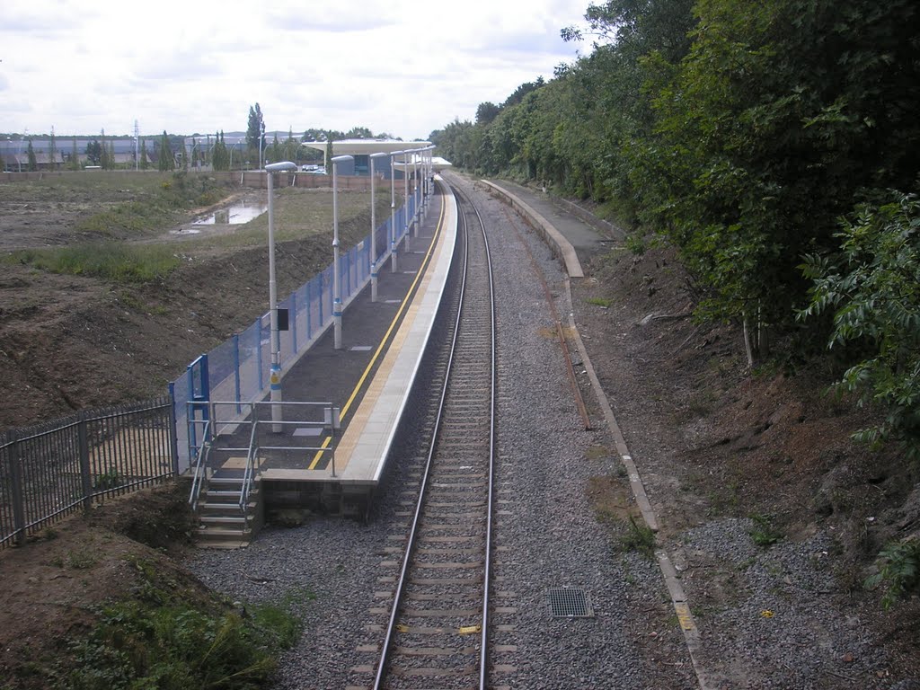 Corby station from Cottingham Road