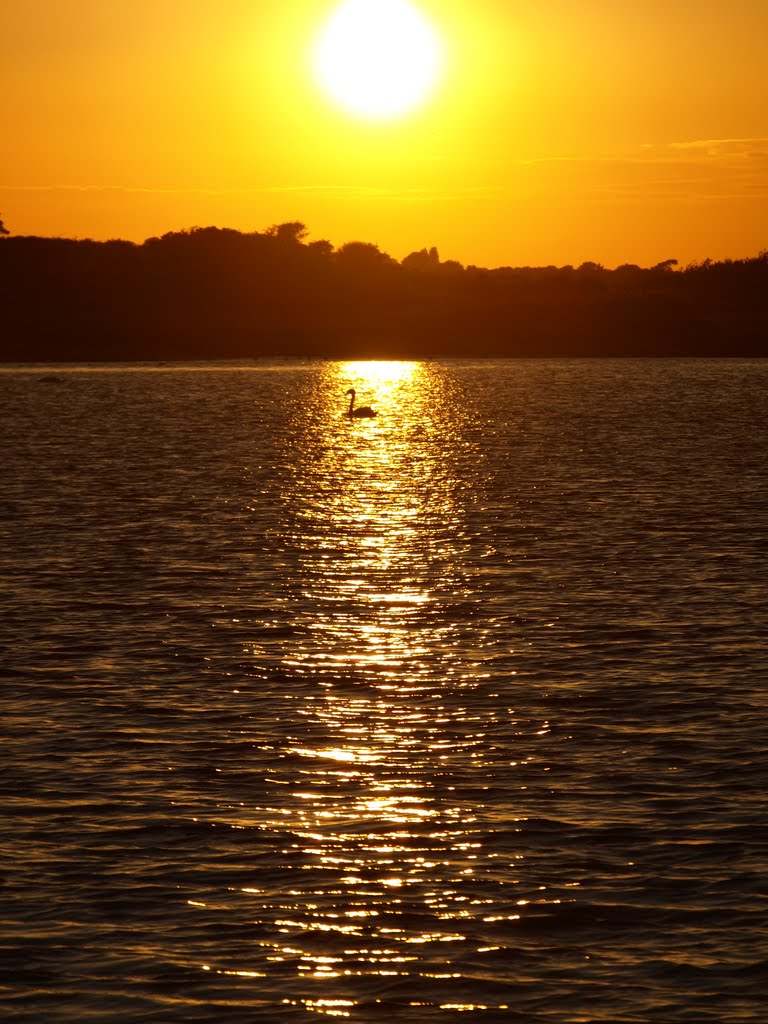 Setting sun