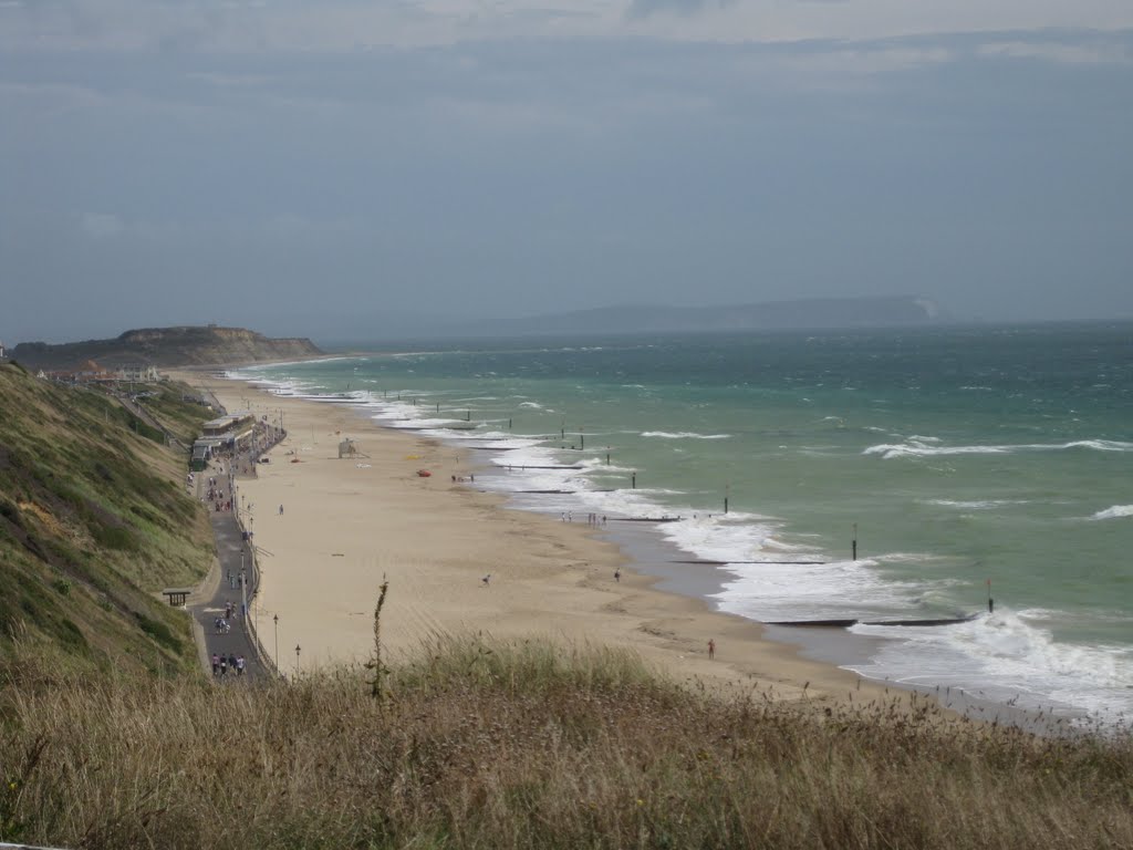 Hengistbury Head and the Isle of Wight