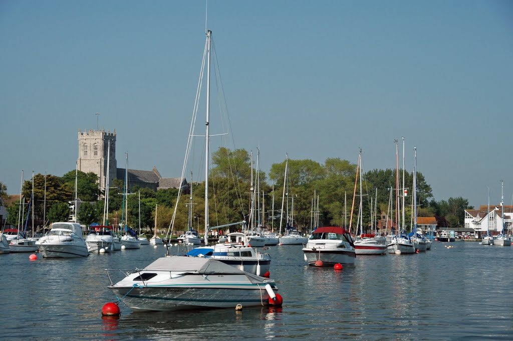 Moorings on the Stour at Christchurch