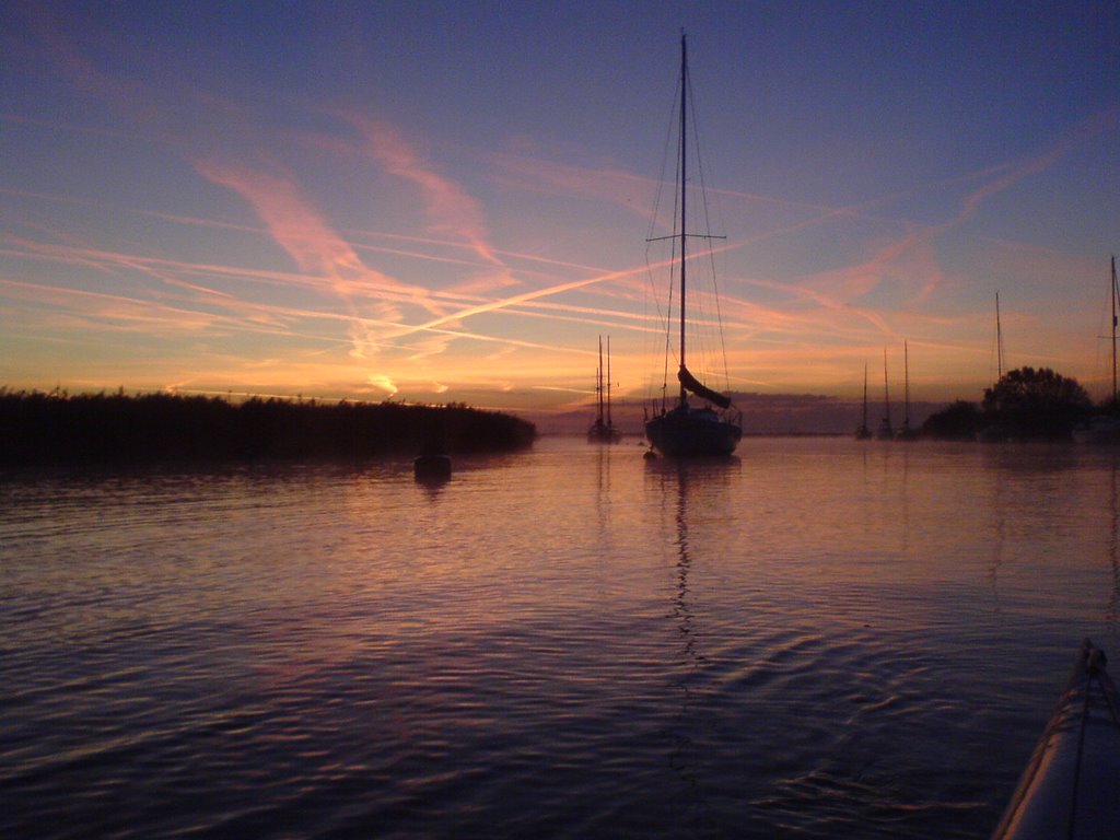 Stanpit marsh at dawn