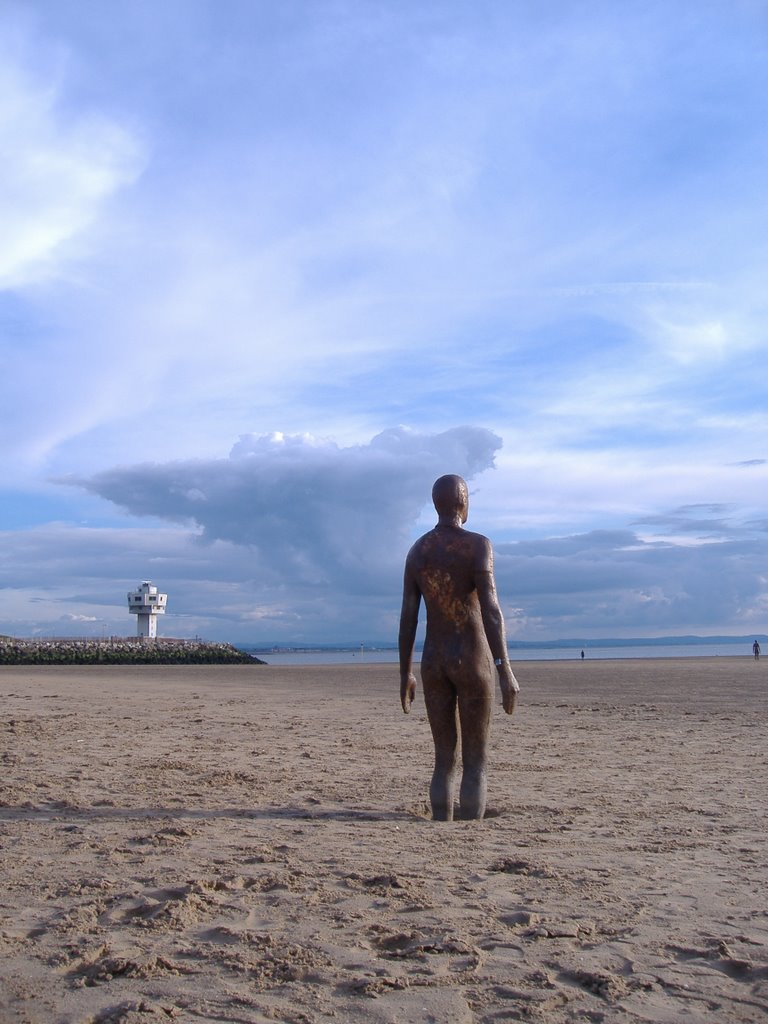 storm clouds over the illuminated man may 2007