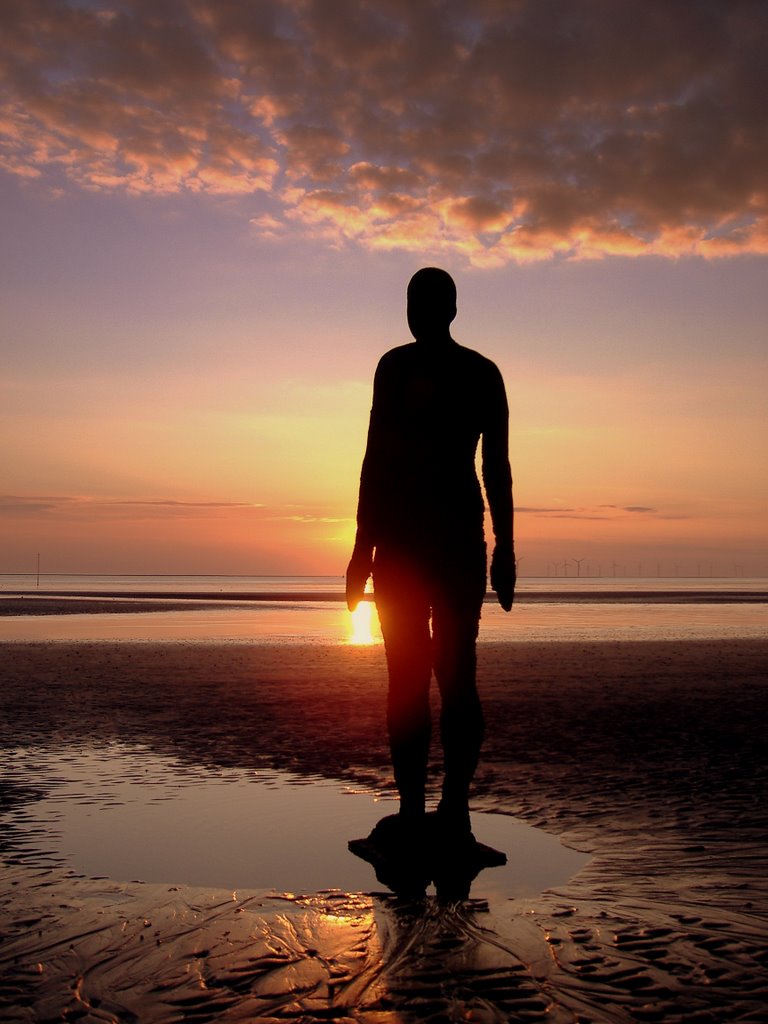 The Illuminated Man September Sunset 6.39pm