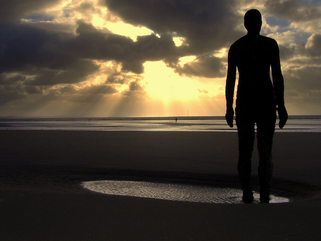 The Illuminated Man Late Afternoon Sunset 2.44pm