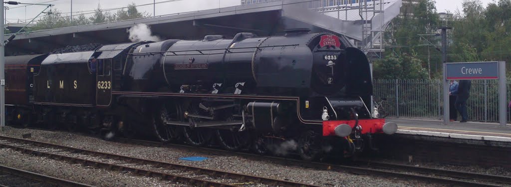 Duchess of Sutherland at Crewe Station