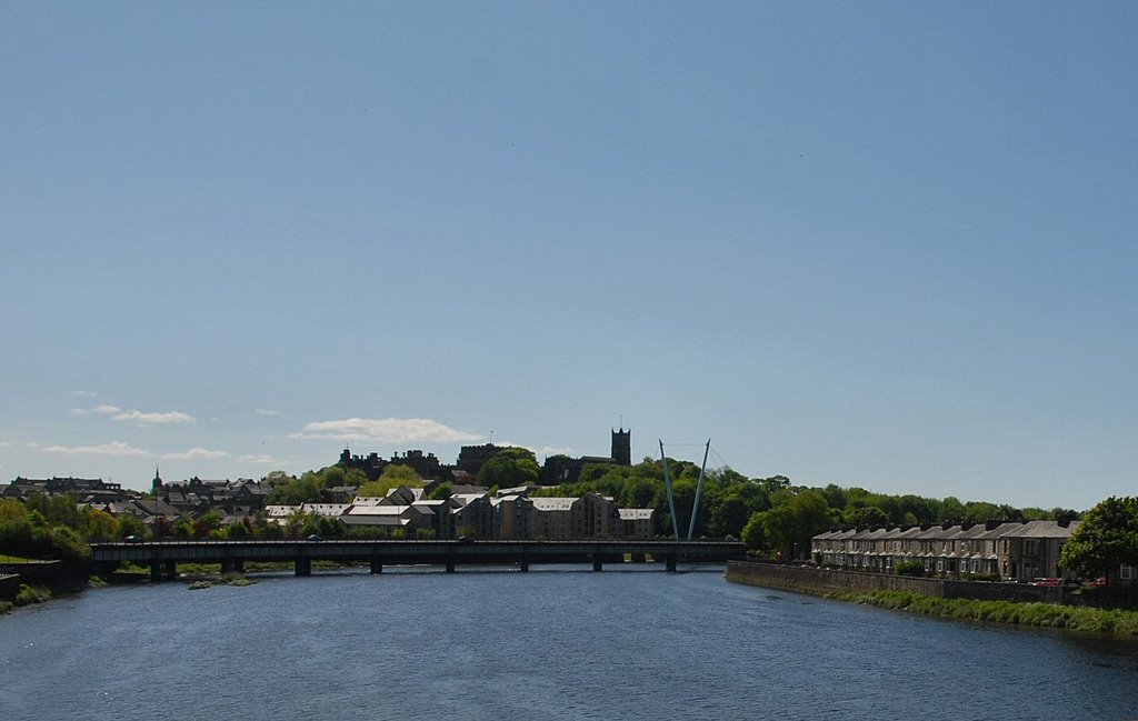 Lancaster skyline above Greyhound Bridge Rd