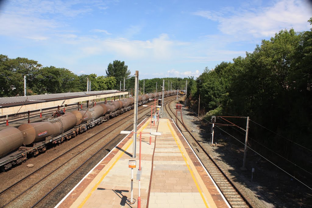Long Line Of Tankers Ready to Go , Lancaster Rail