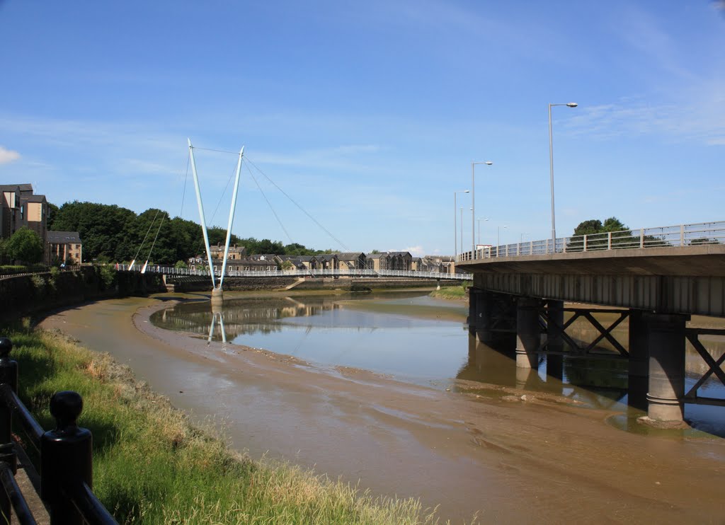 New Foot Bridge and Old Railway Bridge now Road Bridge