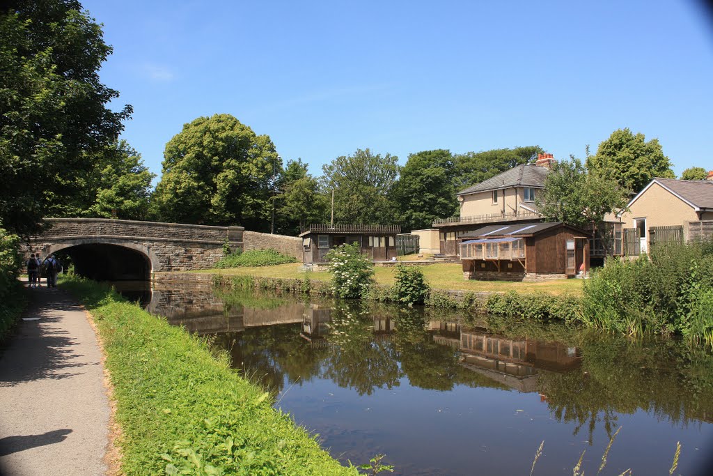 Lancaster Canal Bridge and Bird Houses