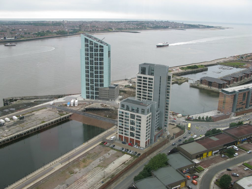 I.O.M. Packet Steamer approaching Liverpool