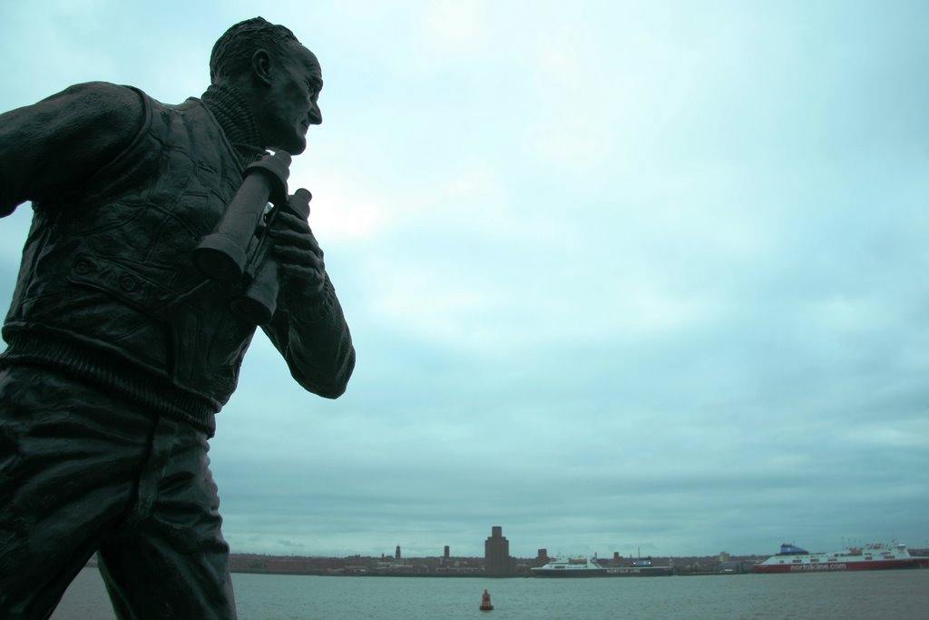 Statue of Frederic John Walker at the Pier Head - Liverpool, U.K.