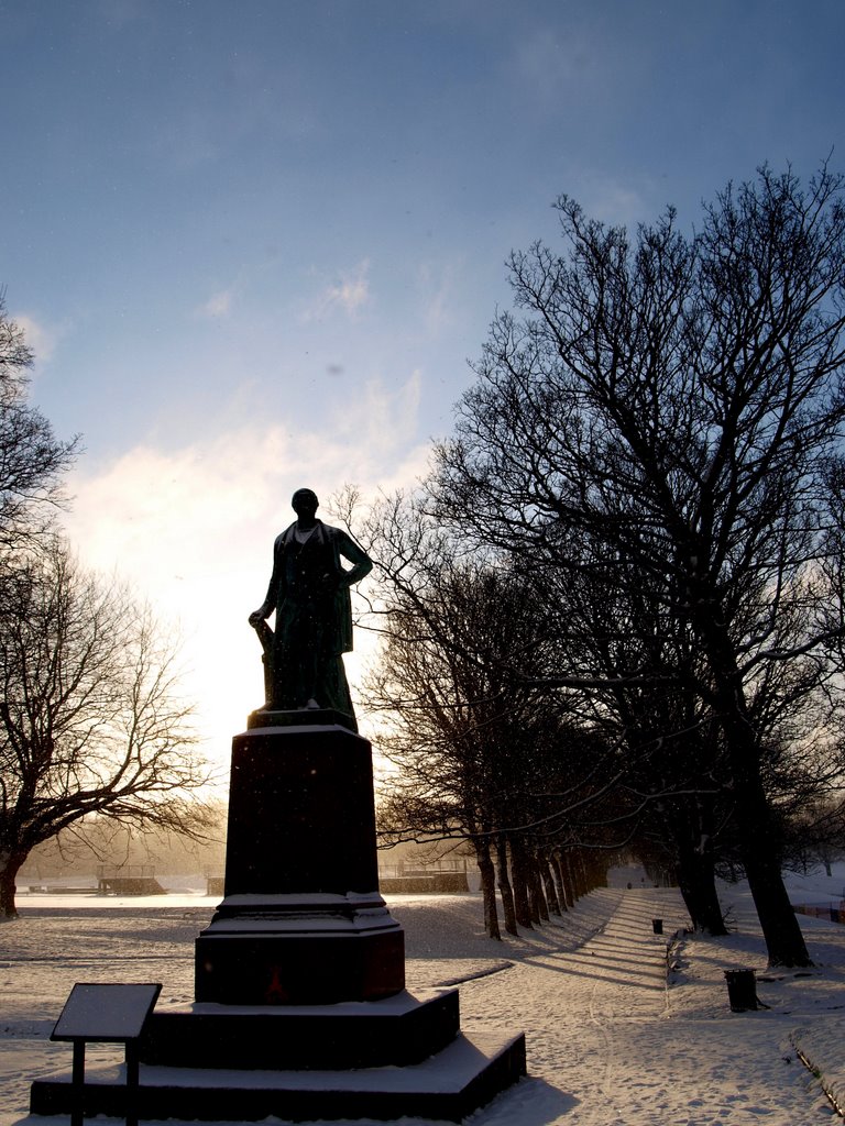 Statue of John Peell ~ Hyde Park, Leeds