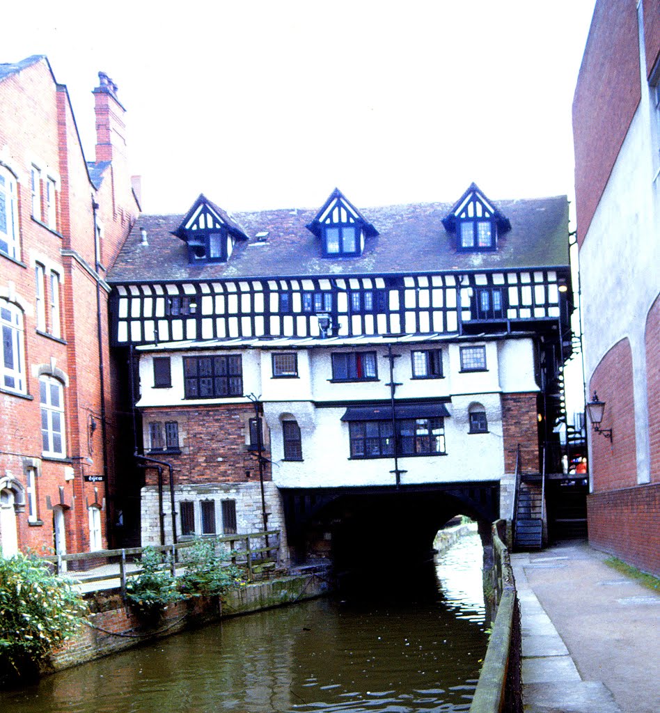 Die Rückseite der High Bridge in Lincoln (Foto von 1993)