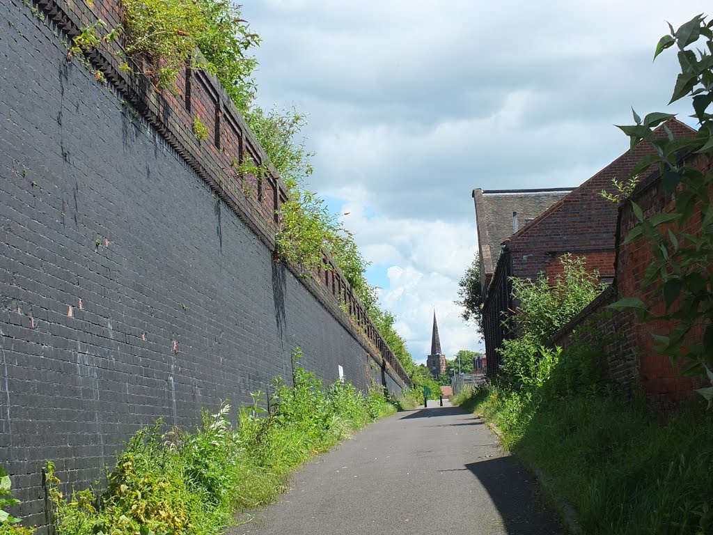 Lichfield, Robert Davies Walk, off St Johns Street.