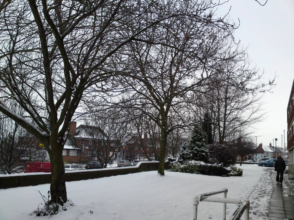 Snowy Lichfield, Feb 2009