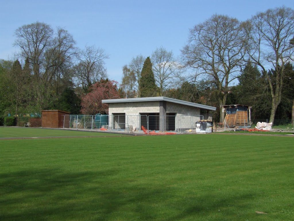 New bowling pavillion, Beacon Park - work in progress