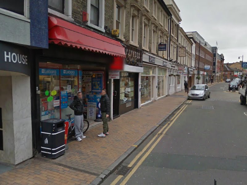 Street view close to Hamptons International Lettings property management in Maidenhead