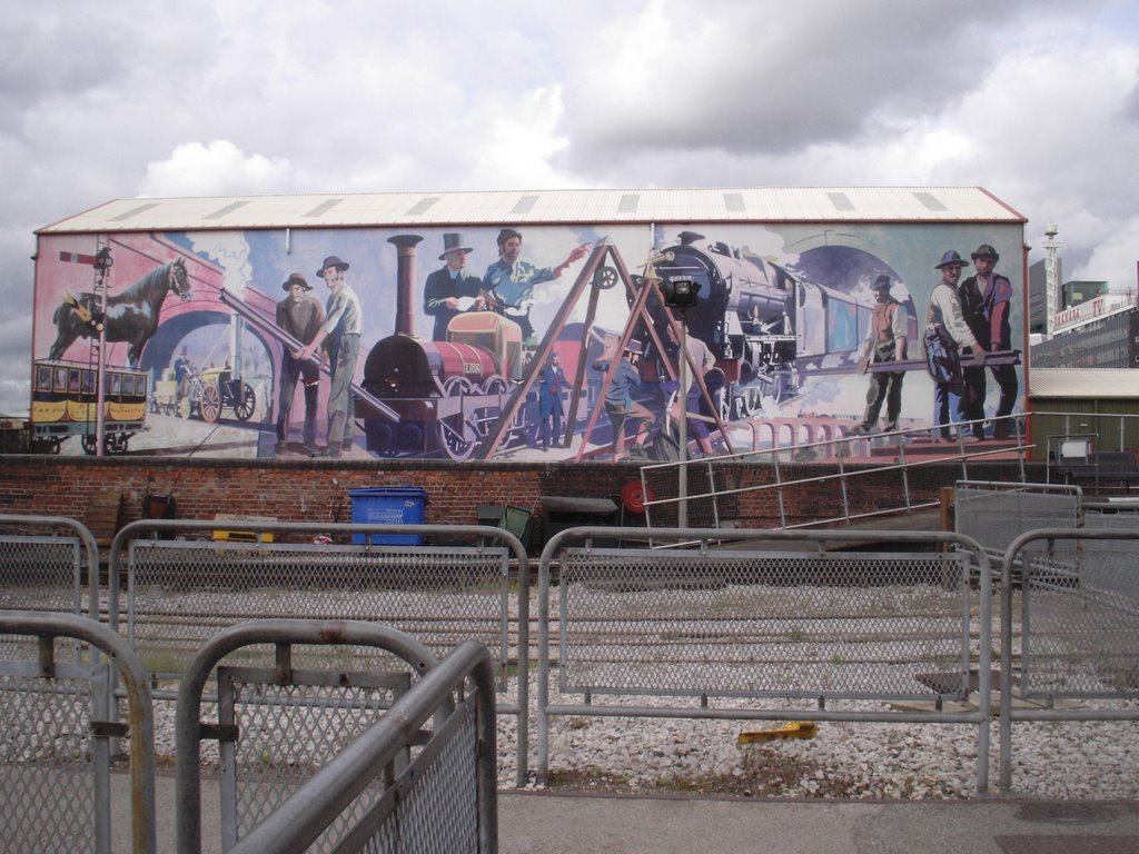 Railway mural