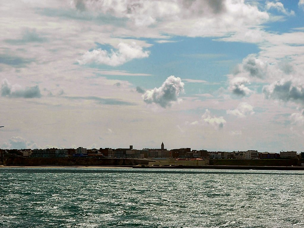 Margate from the sea