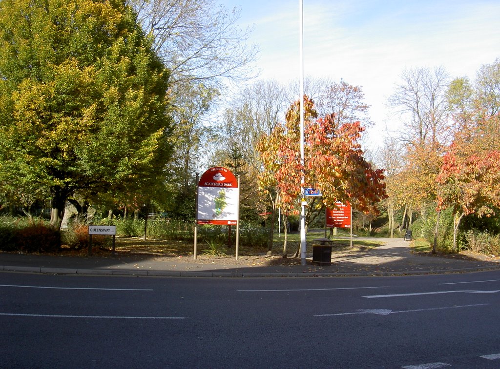 Entrance to Scatcherd Park, Morley