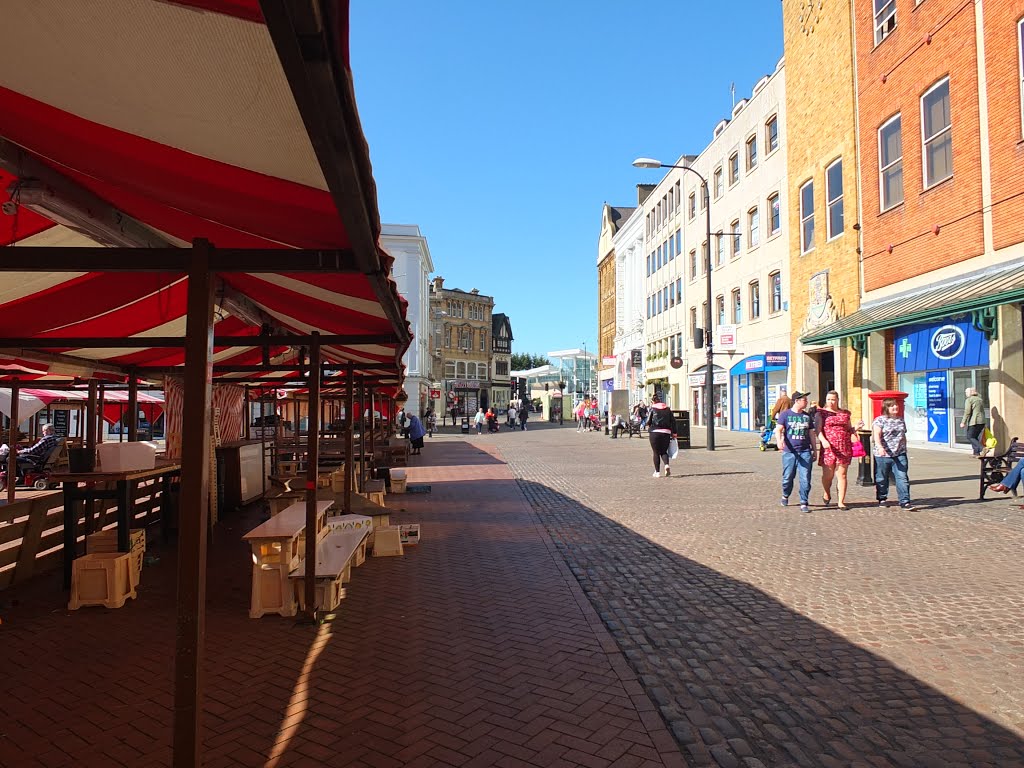 Northampton Town Market place.