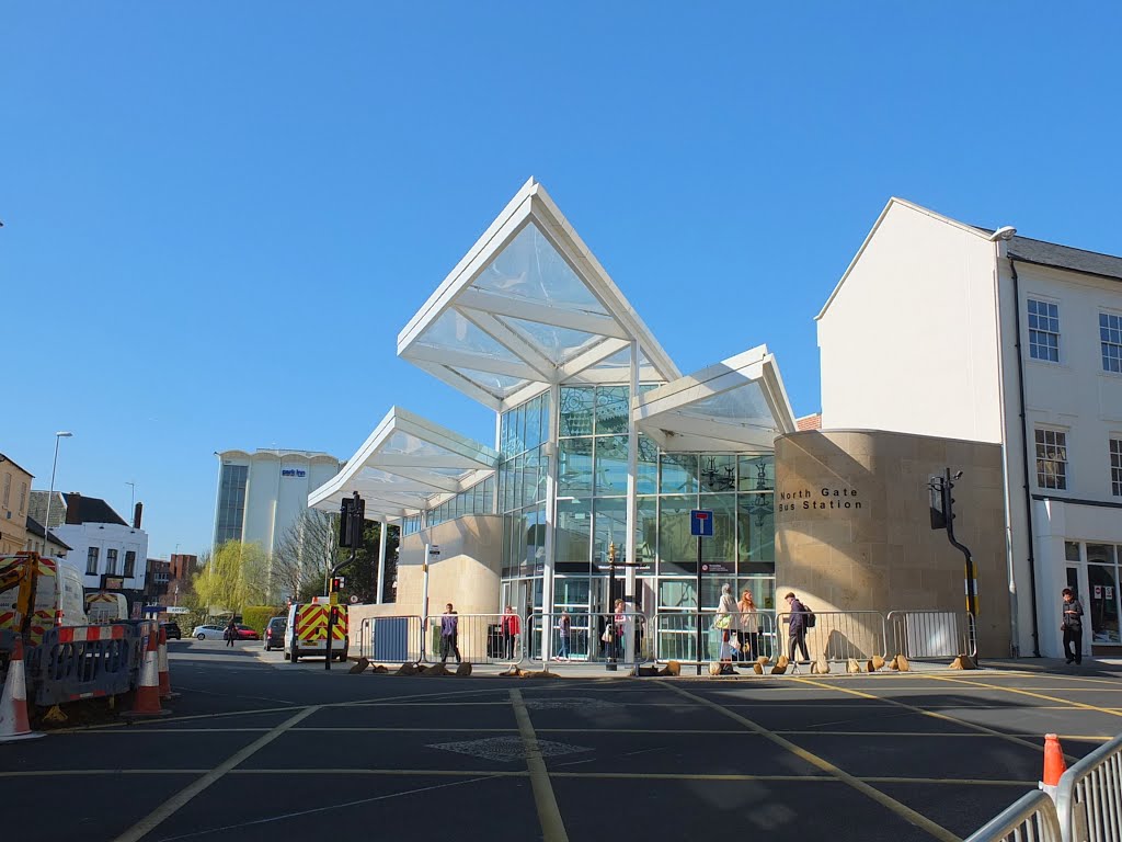 The new North Gate Bus Station Northampton.