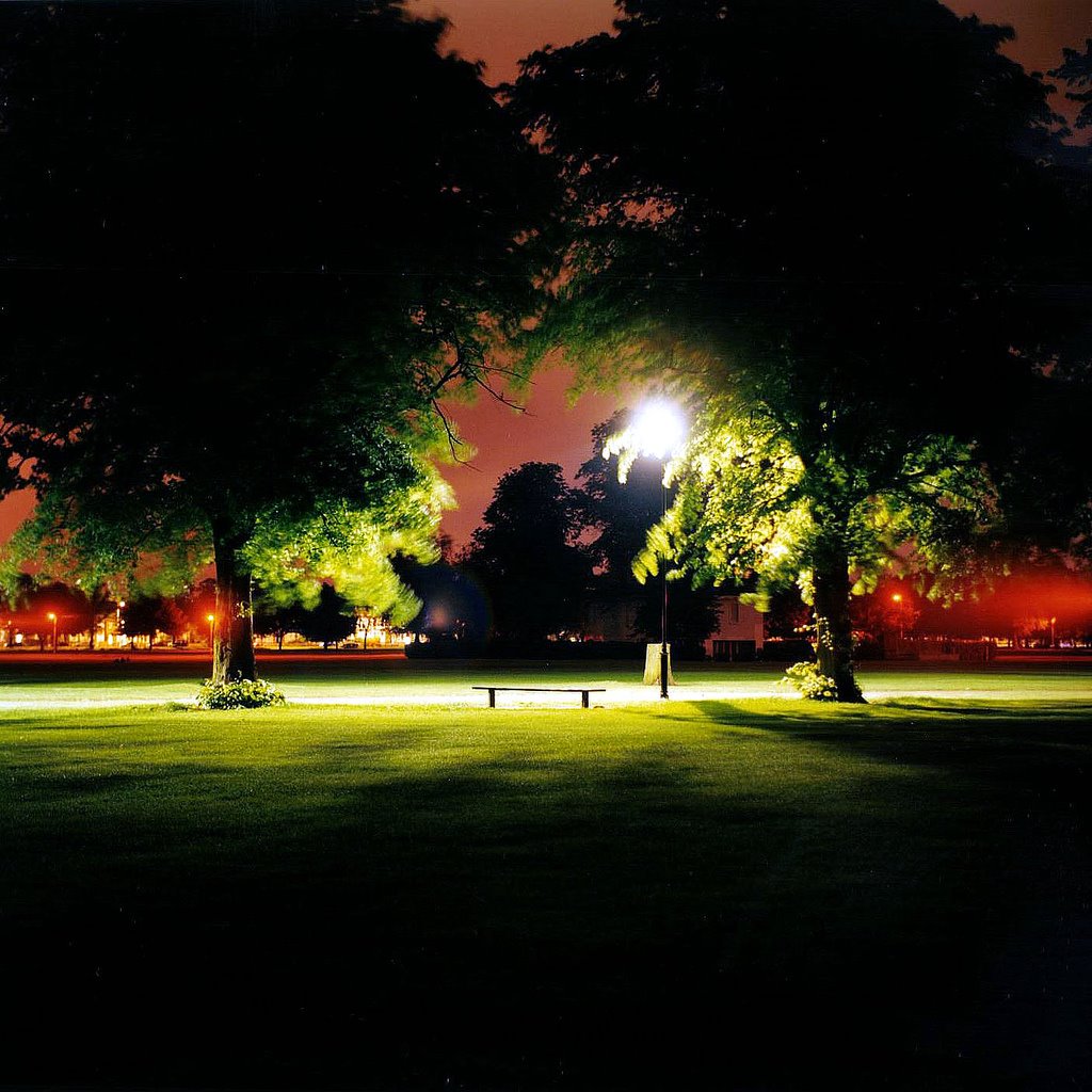 Park at night, Northampton