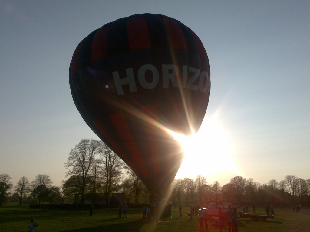 sunset at the racecourse