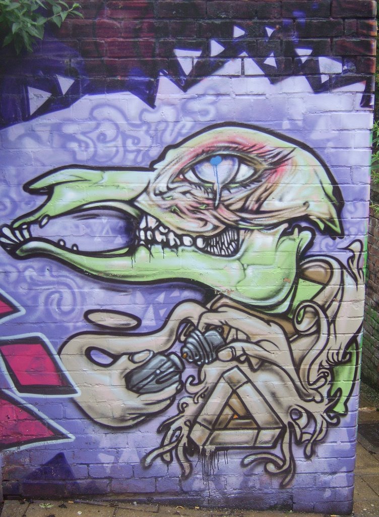 Street art, Lace Market, Nottingham, UK 2009